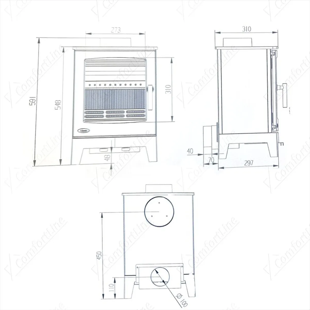 Atlantic Ocean 5kw stove - Image 2