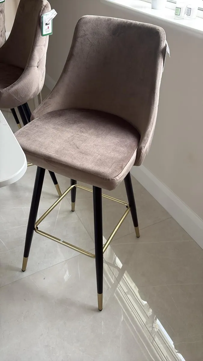 Brand New Taupe Bar Stools - Image 3