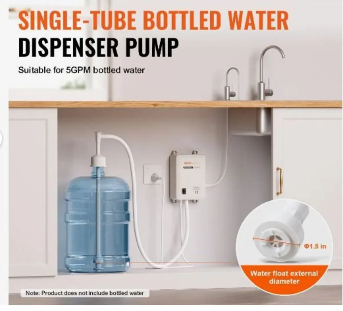 Water Bottle Pump System 3.8 L/min 40 Psi - Image 4