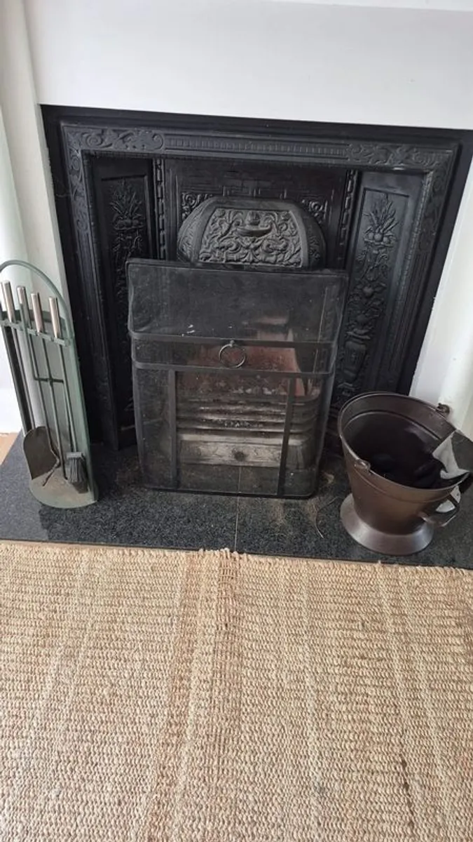 Victorian Fireplace + Wooden Surround - Image 3