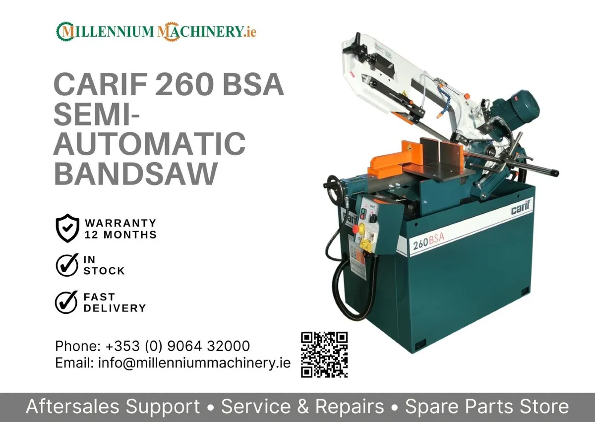 Semi-Automatic Bandsaw Carif 260 BSA - Image 1