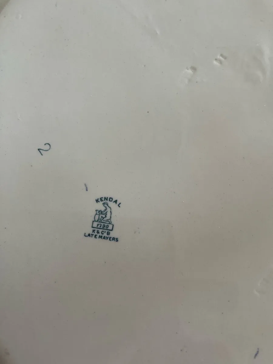 Oval Plate KENDA, 1790 - Image 3