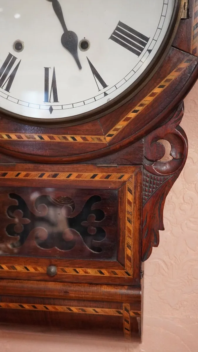 19th Century Anglo-American Wall Clock - Image 4