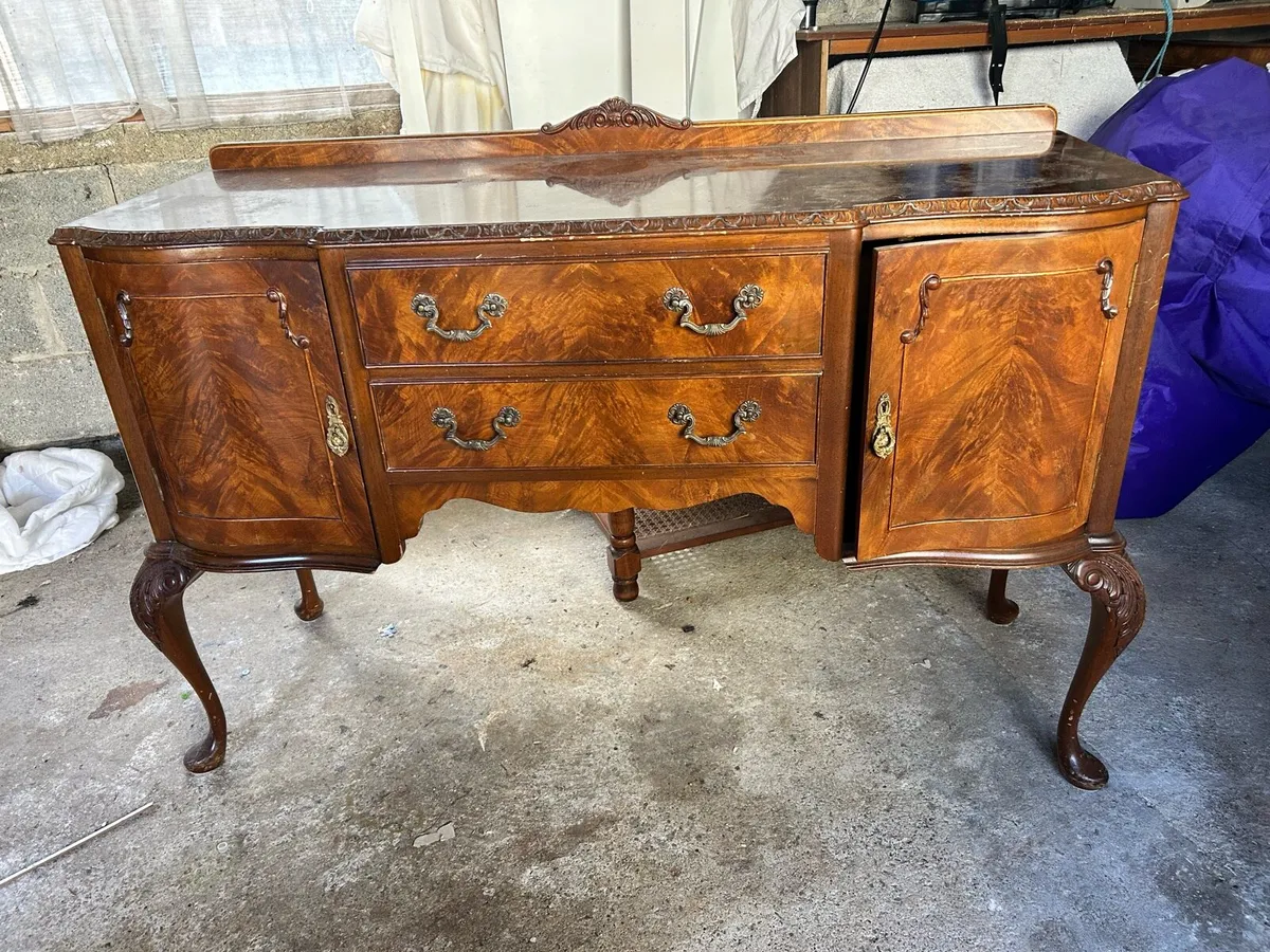 Antique walnut Side dresser