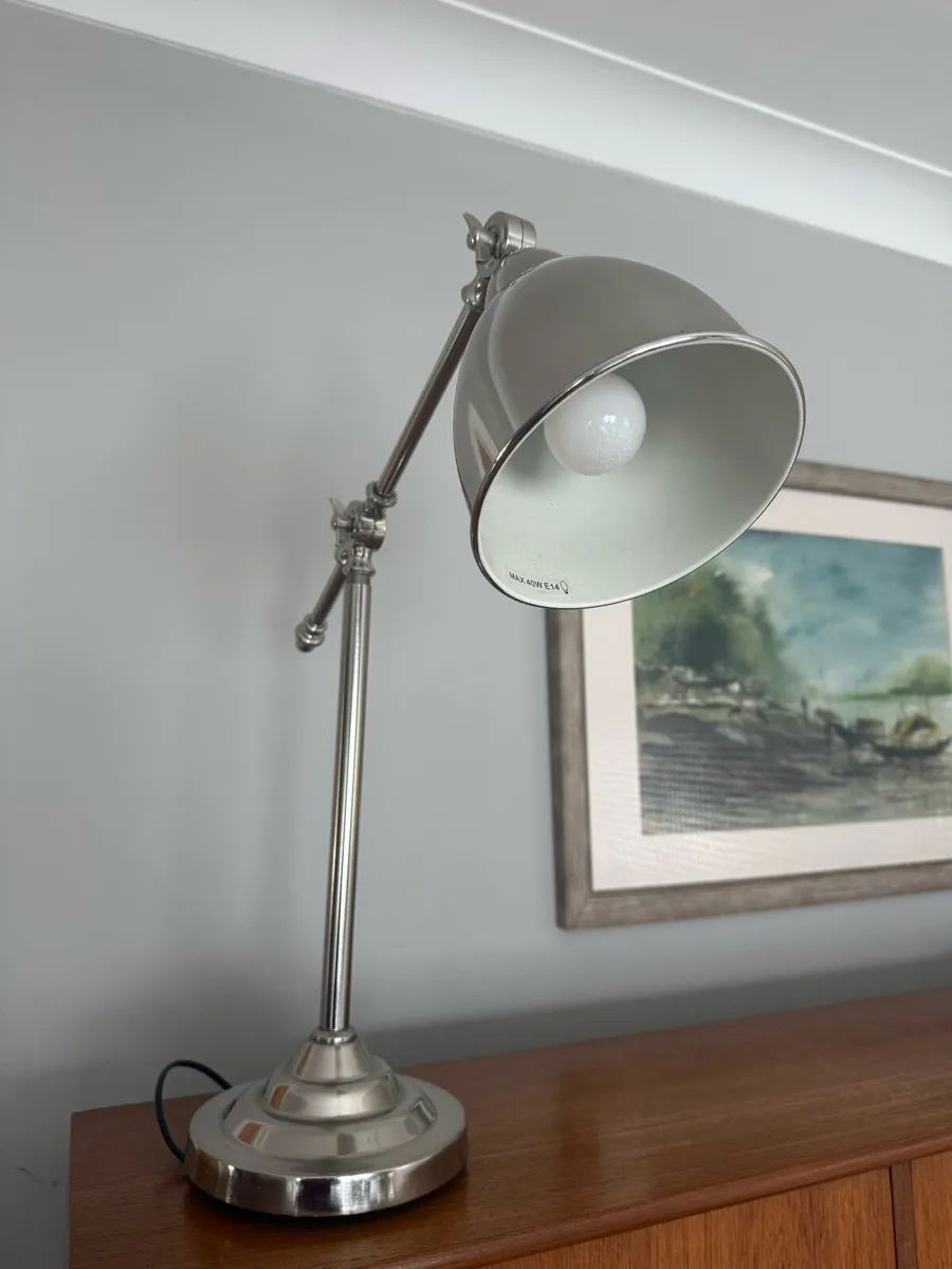 Silver Desk and Work Lamp - Image 4