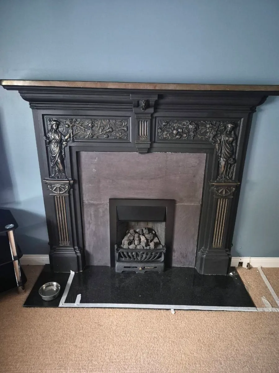 Handmade Iron Cast Fireplace - Image 1