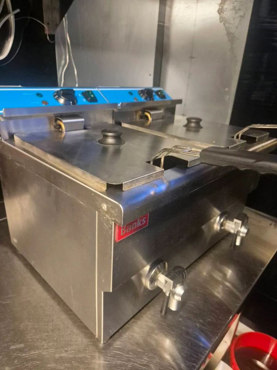 8ltr electric countertop fryer - Image 1