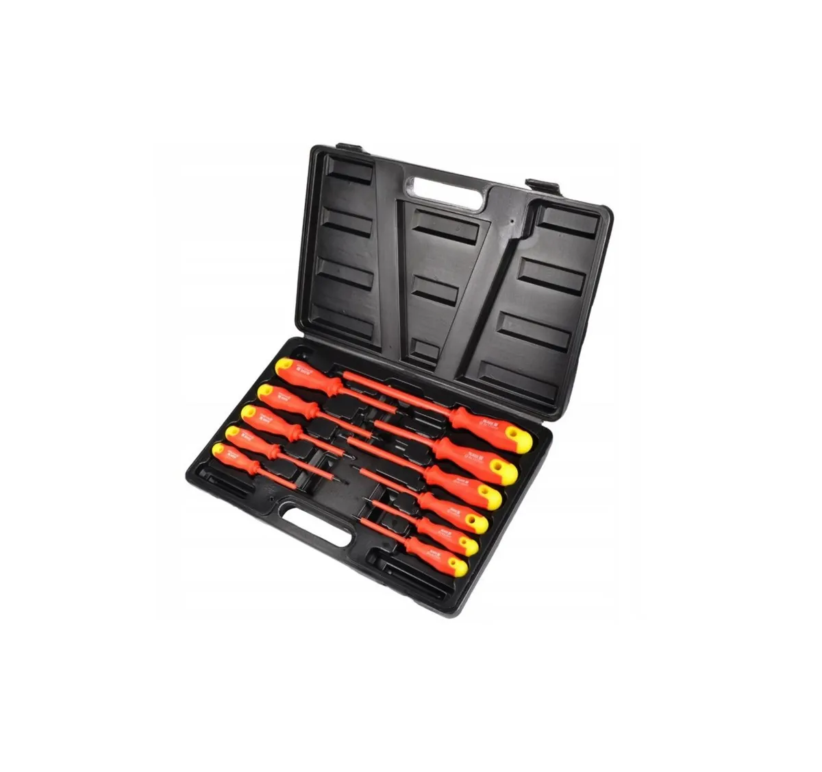 11pcs Insulated Soft-Grip Screwdriver set + cas - Image 1