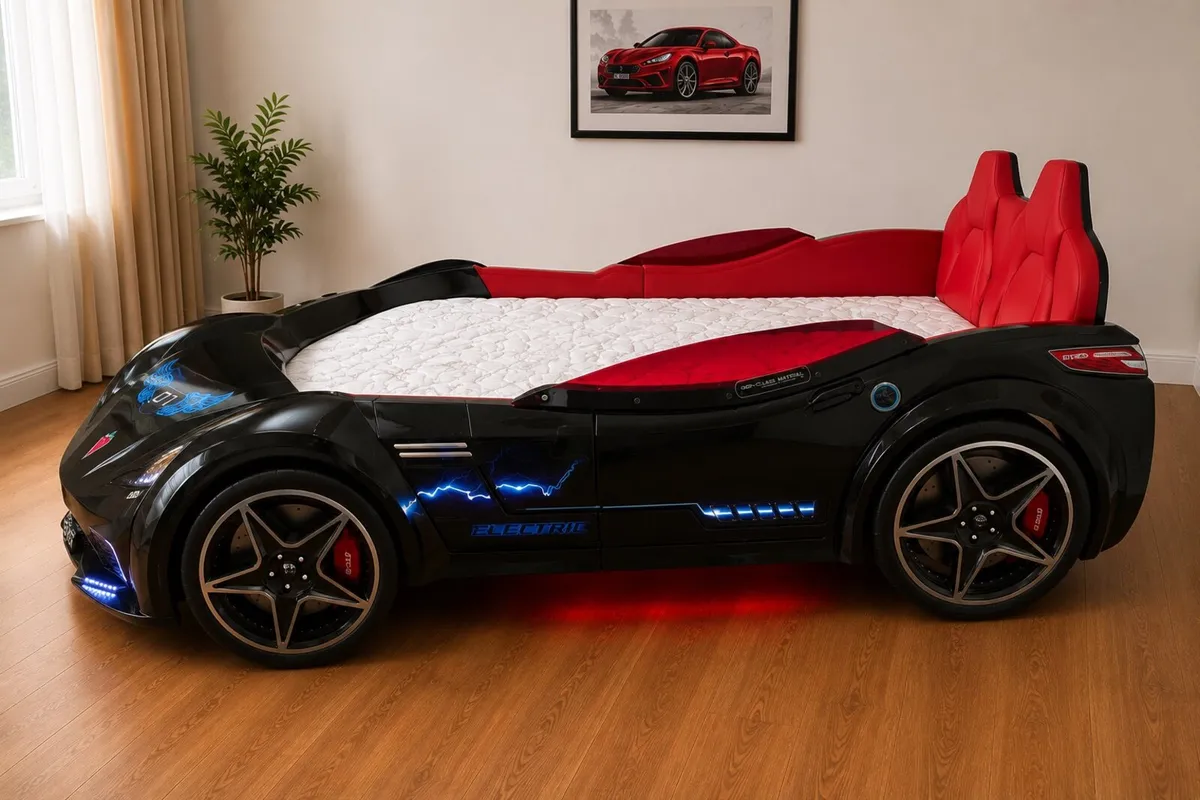 Luxury Çilek GT-E Racing Car Bed - Image 2