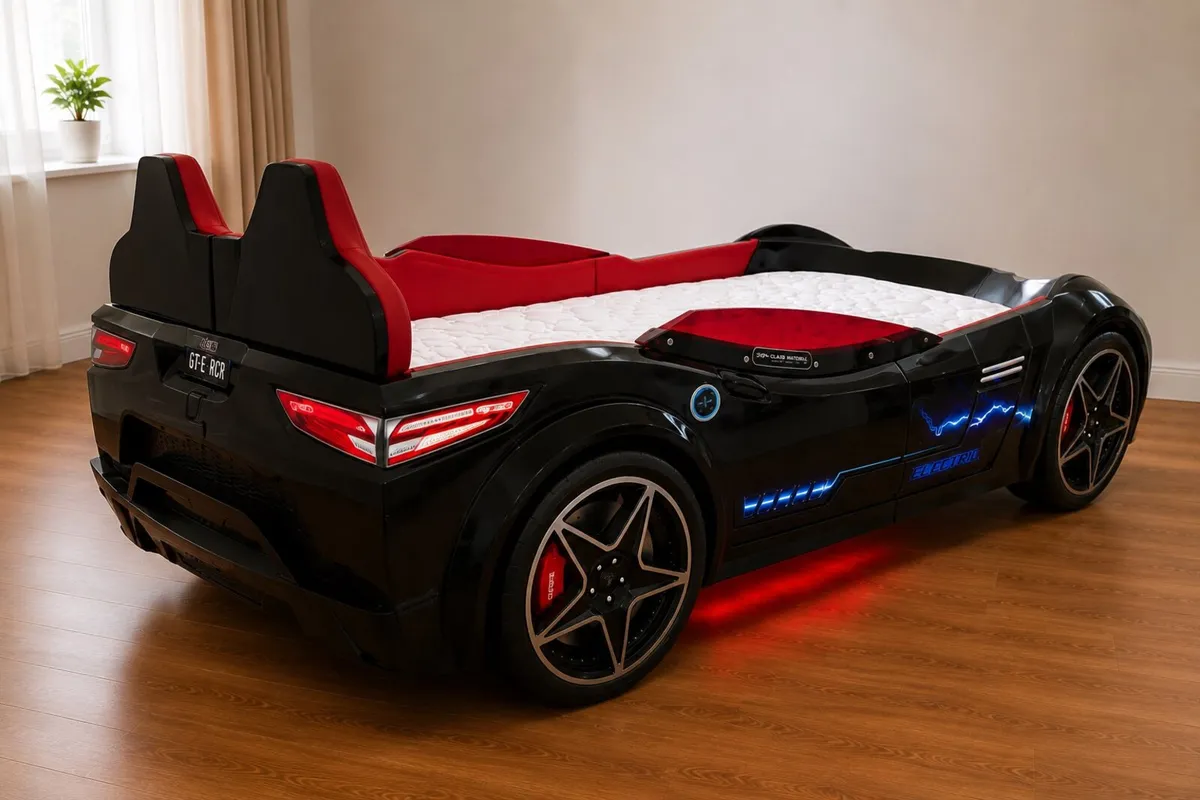 Luxury Çilek GT-E Racing Car Bed - Image 4