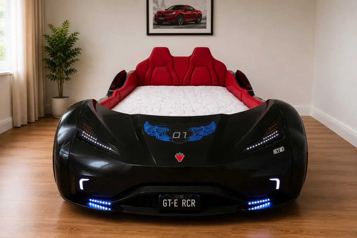Luxury Çilek GT-E Racing Car Bed - Image 3