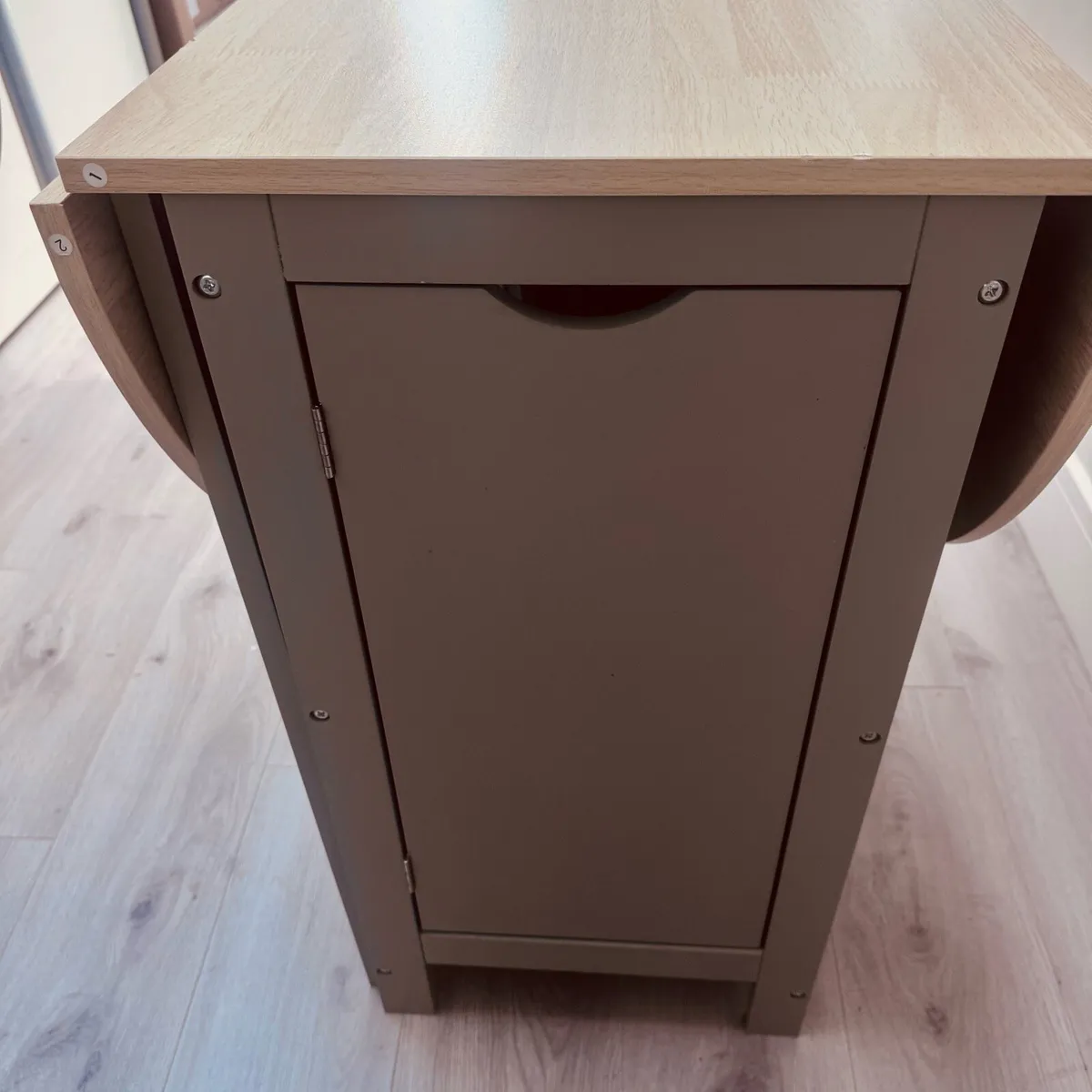 Folding Dining Table with chairs - Image 3