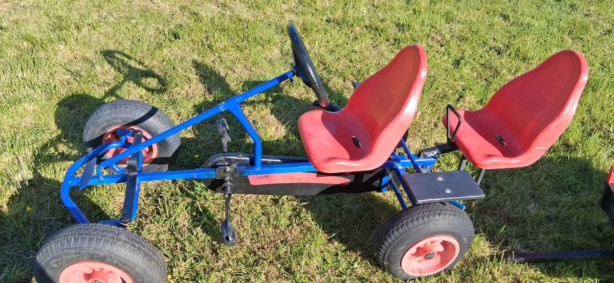 Berg go kart + trailer + 2nd seat - Image 4