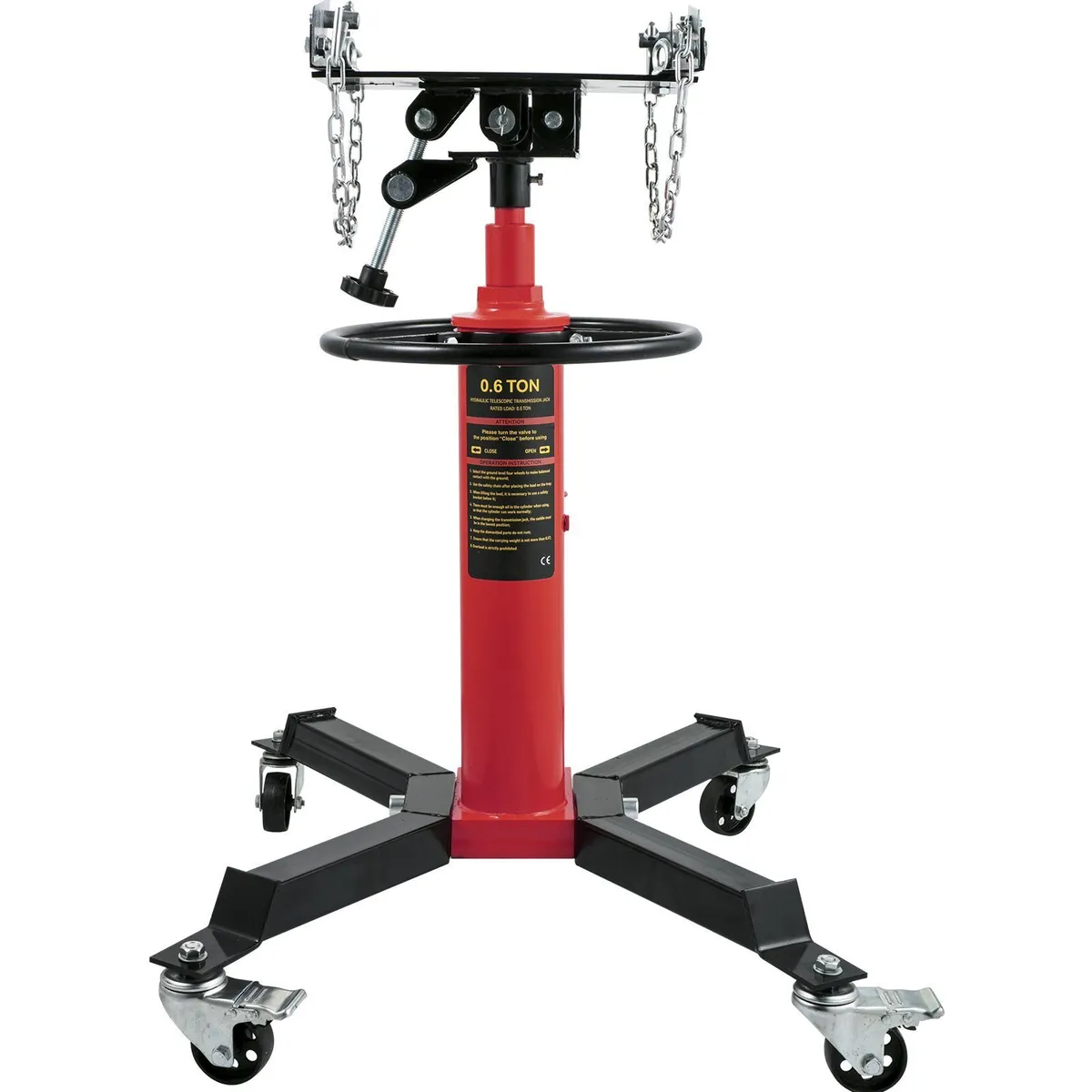 0.6 ton Telescoping Transmission Jack + Foot Pedal - Image 3