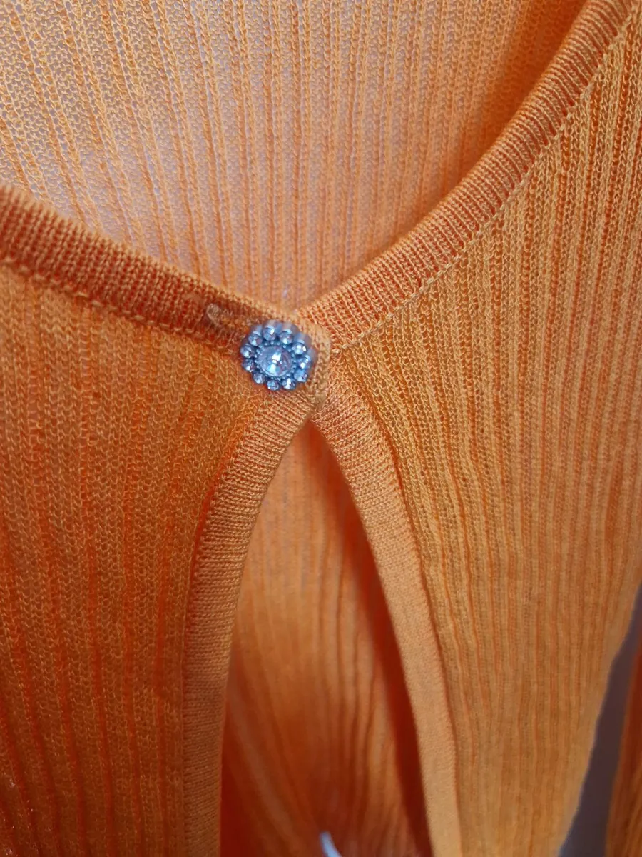 Zara orange Cardigan women - Image 3