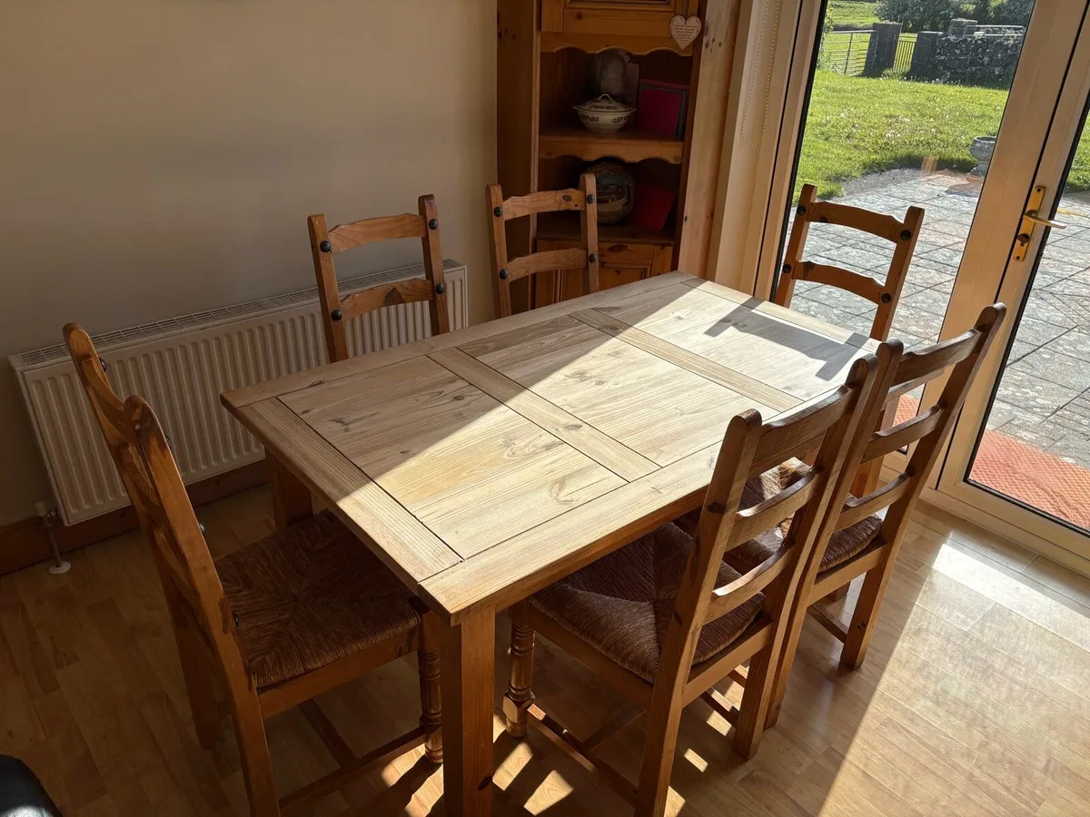 Dinning table and chair - Image 2