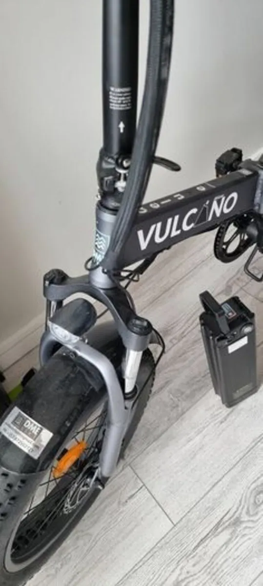 Vulcano foldable electric bike - fat tyres - 500w - Image 2