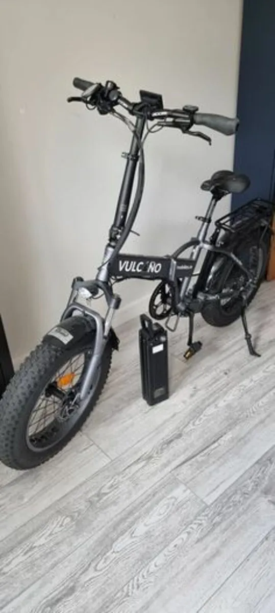 Vulcano foldable electric bike - fat tyres - 500w - Image 1