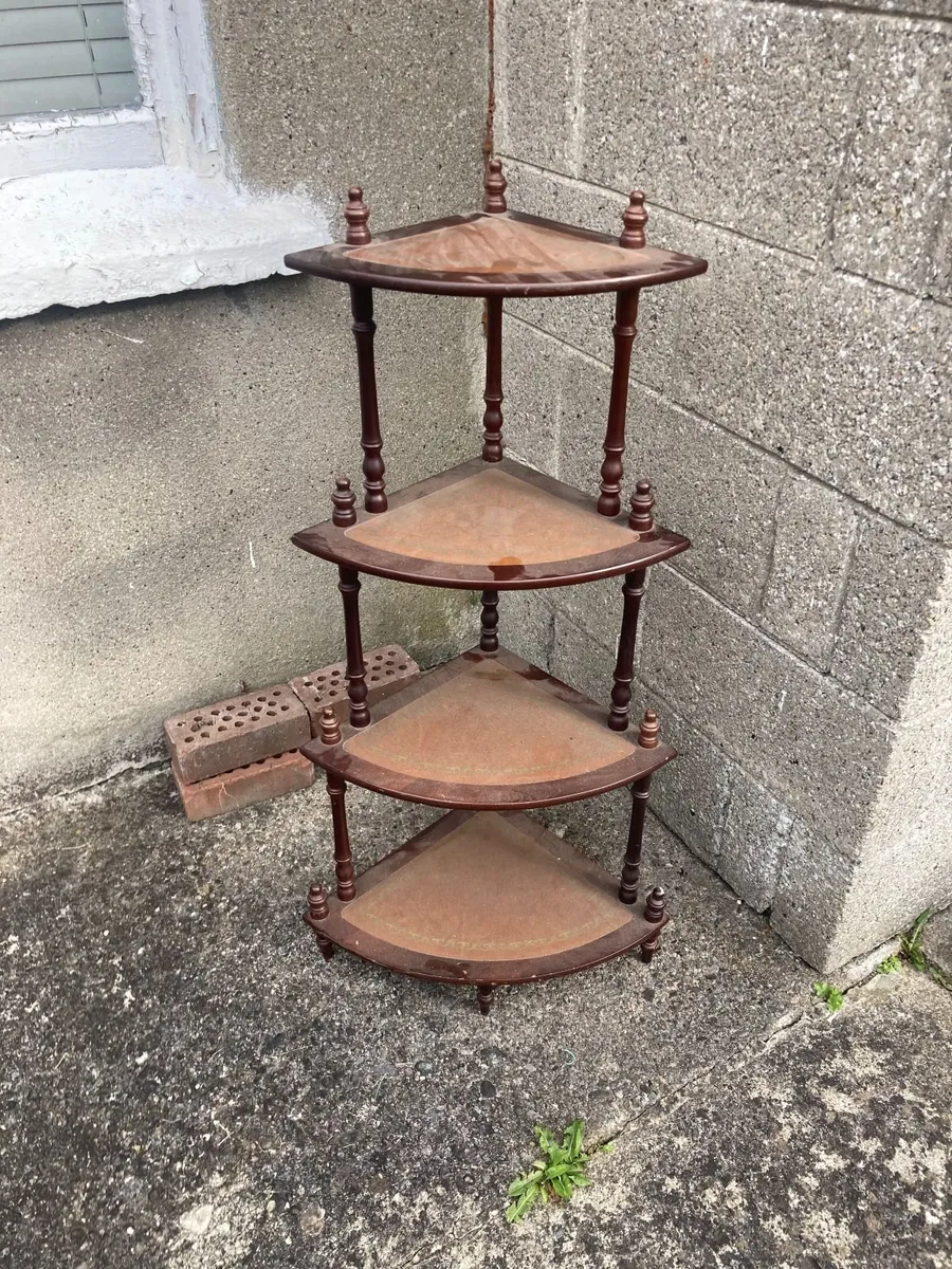 Vintage Corner Shelf - Image 1