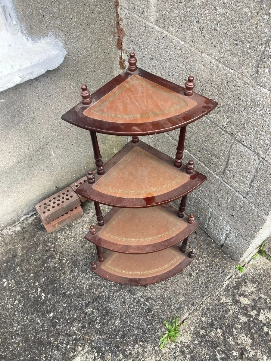 Vintage Corner Shelf - Image 3