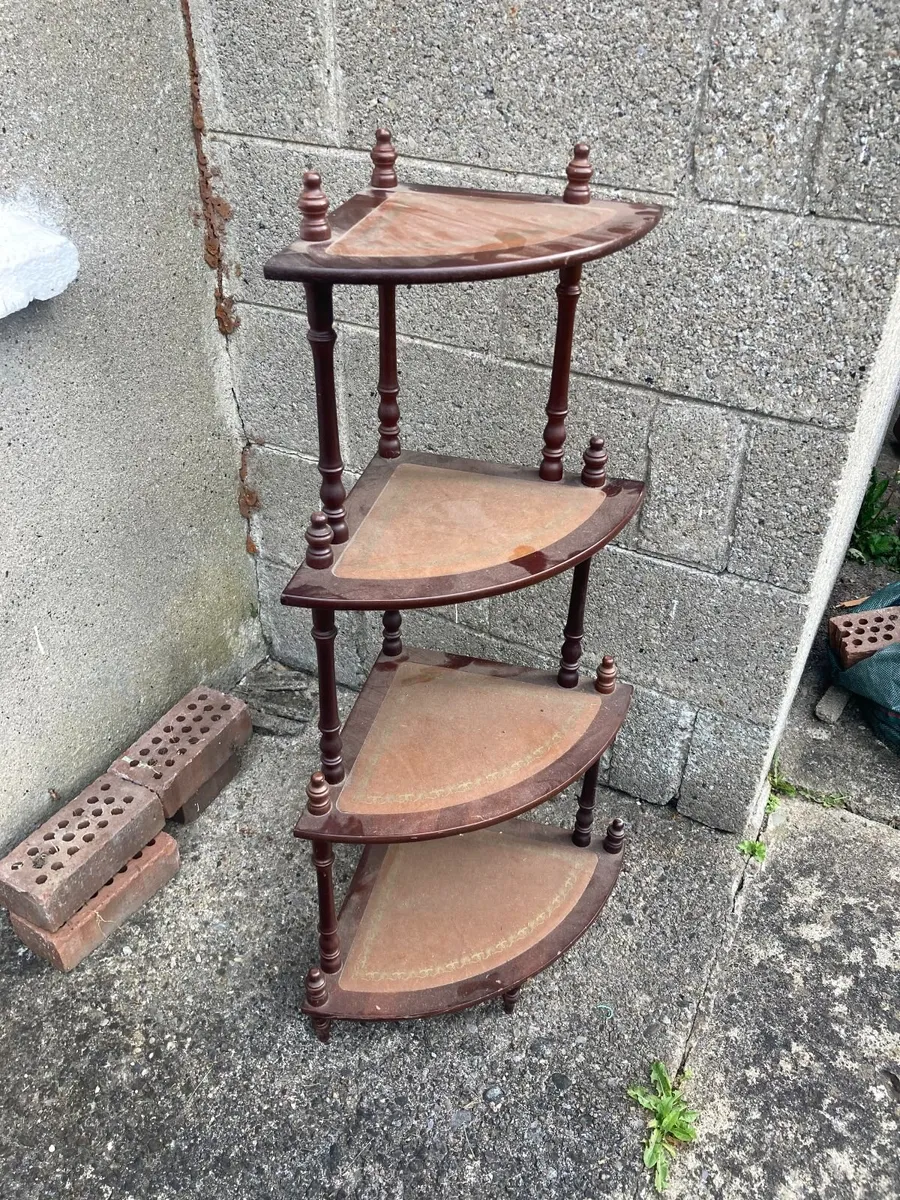Vintage Corner Shelf - Image 4