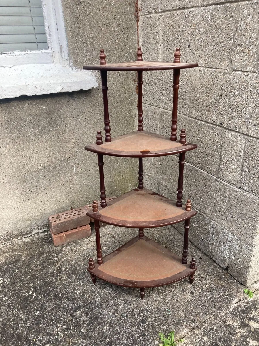 Vintage Corner Shelf - Image 2