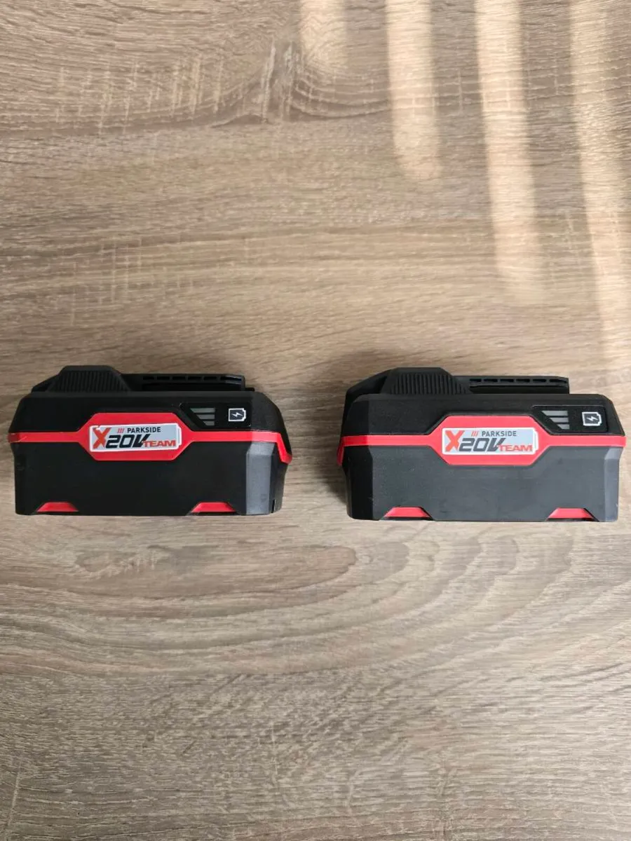 Parkside 4ah batteries (2 in total) - Image 1