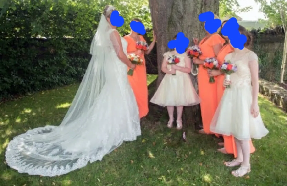 Wedding dress ,Bridesmaid ,mini Bridesmaid  ect - Image 3