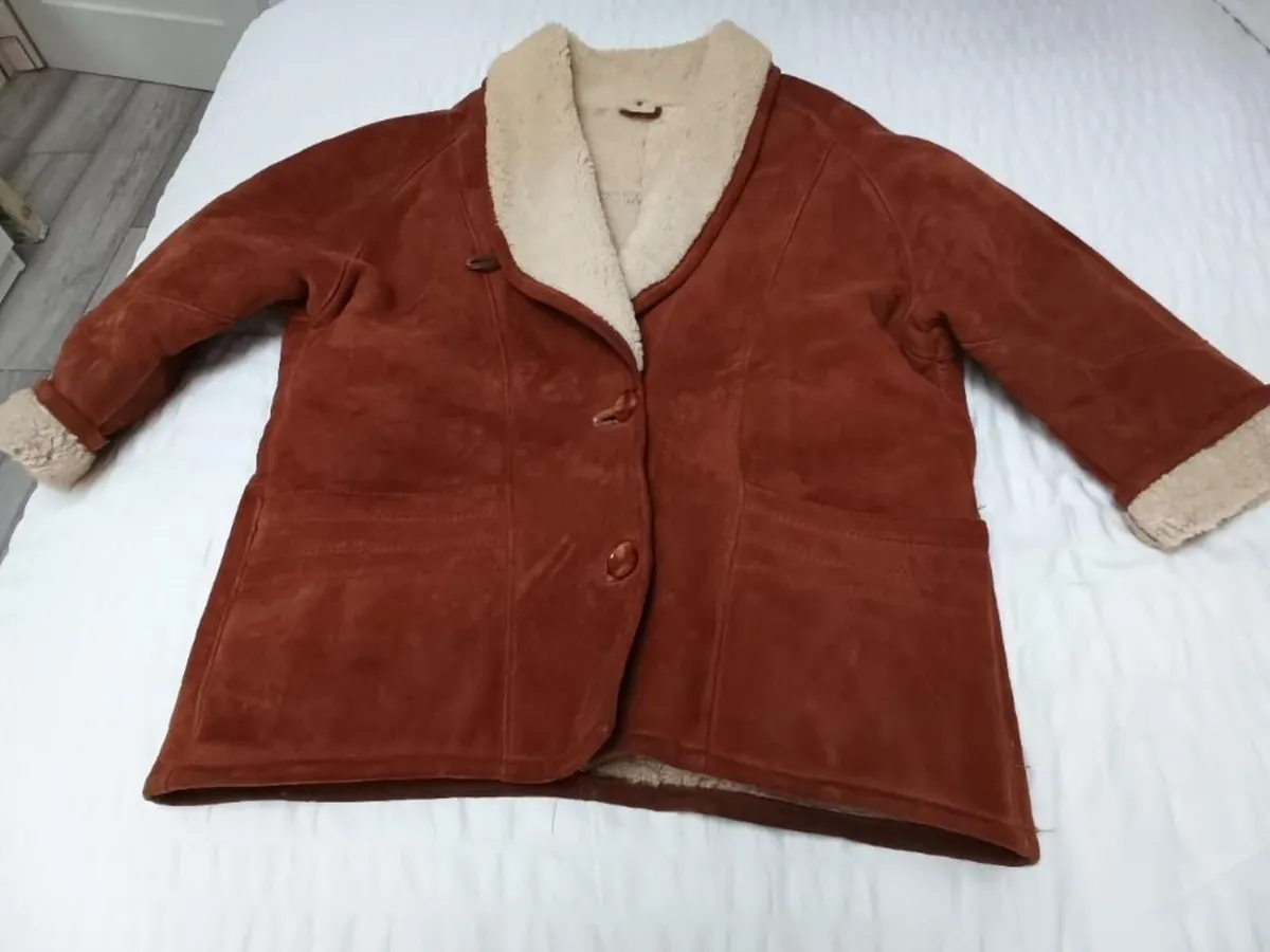 Real sheep skin jacket