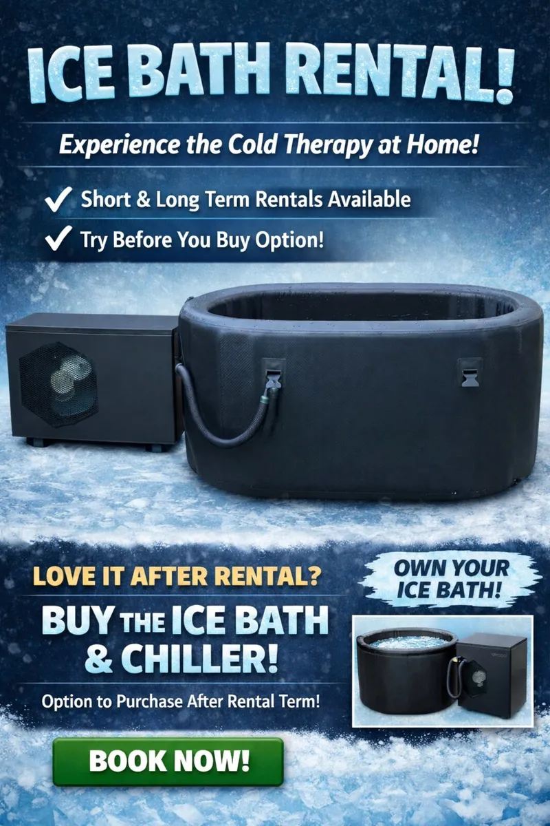 Ice bath for rent/buy