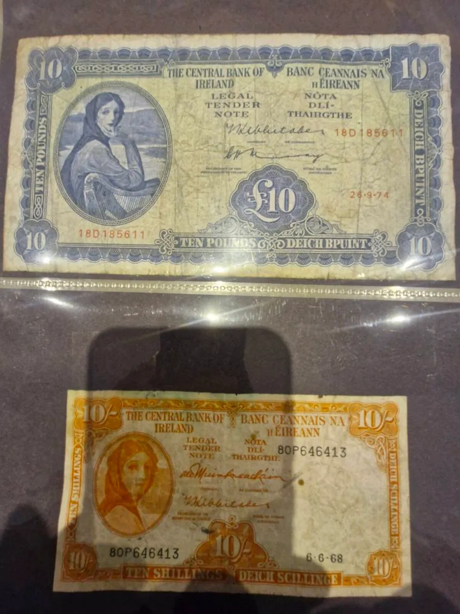 Old irish notes - Image 1