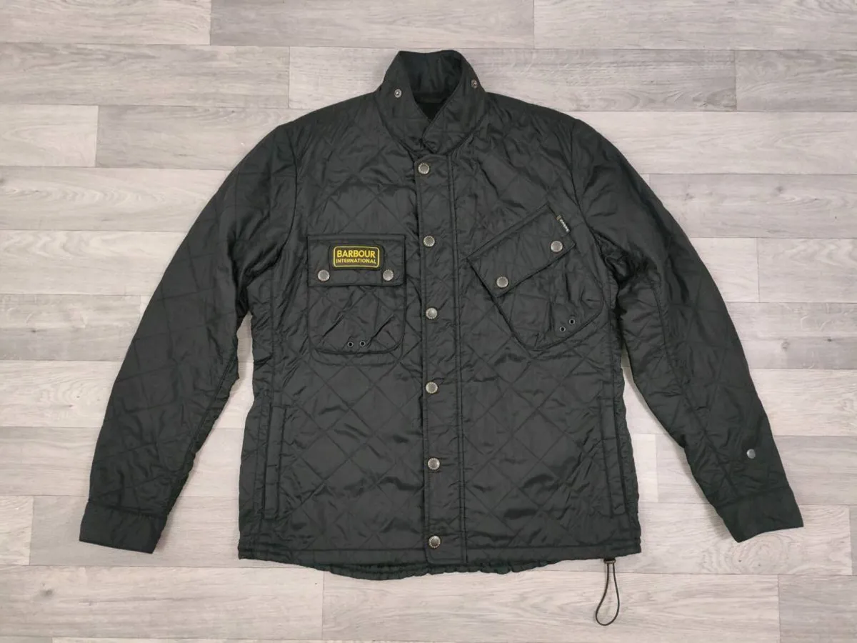 Barbour International Tankerville Quilted Jacket L - Image 1