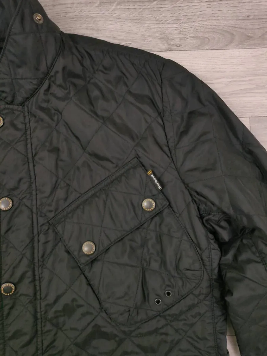 Barbour International Tankerville Quilted Jacket L - Image 2