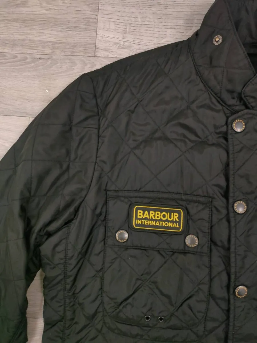 Barbour International Tankerville Quilted Jacket L - Image 3