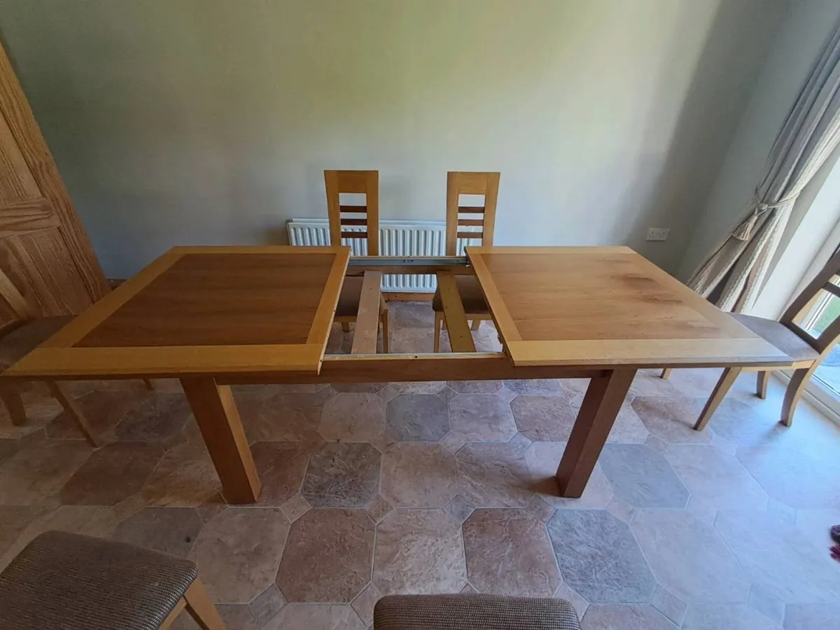 PRICE DROP - Dining Table & Chairs - Image 4
