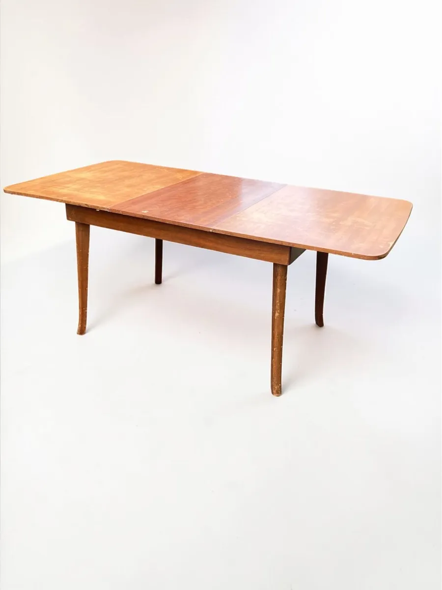 Mid Century Dining Table - Extending - Image 4