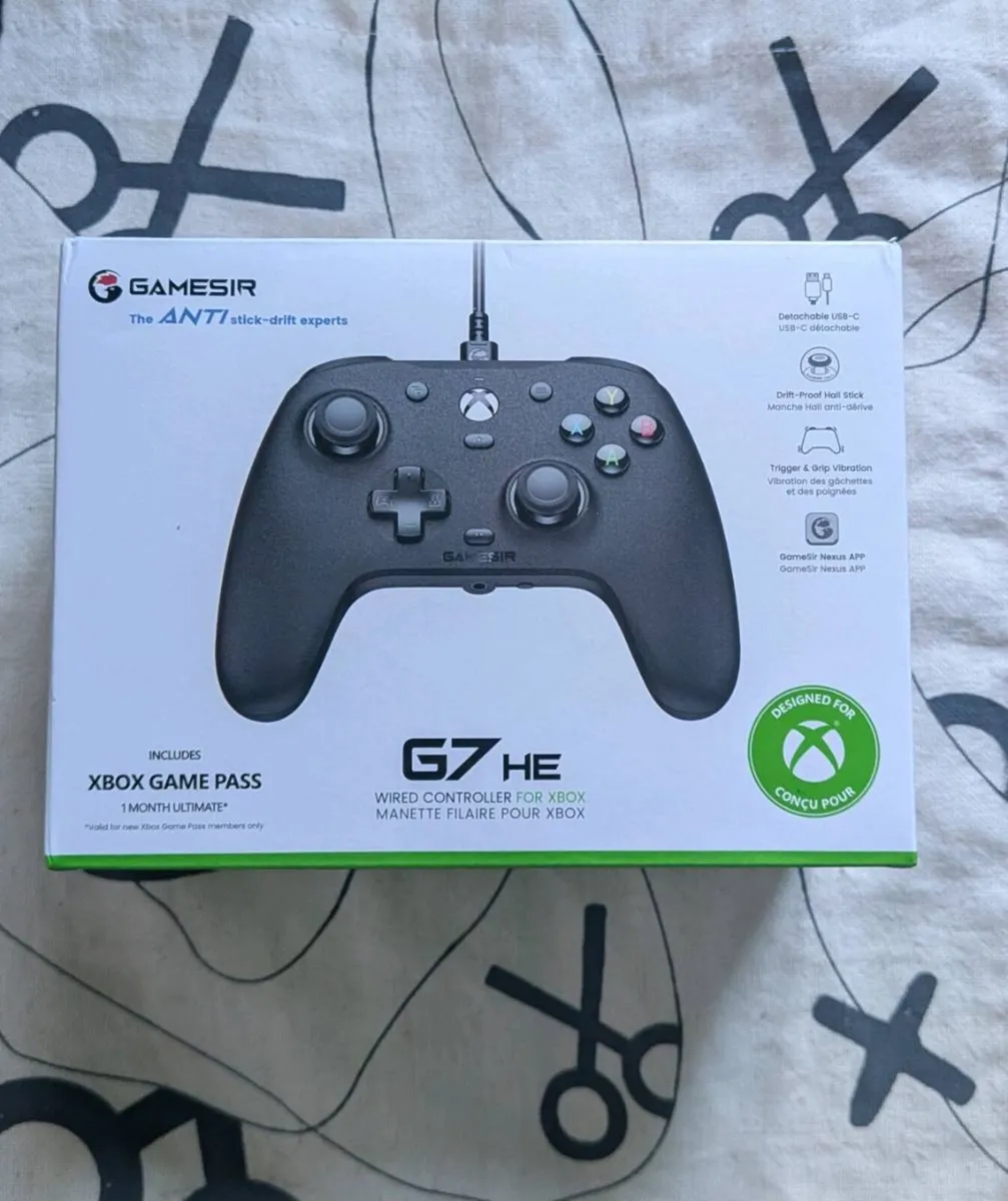 GameSir G7 HE Xbox Wired Controller - Black - Bran - Image 1