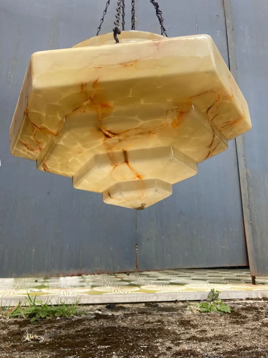 Antique Light Shade - Art Deco - Image 1