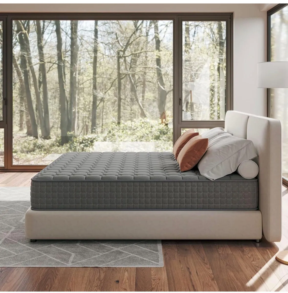 4FT Small Double Mattress, 10 Inch Hybrid Mattres - Image 2