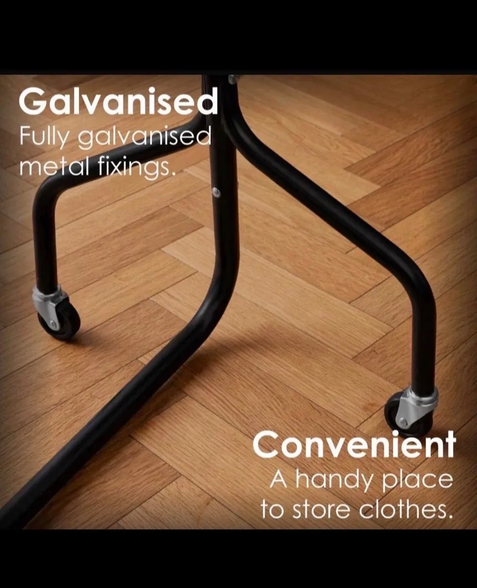 NEW 6ft Garment Clothes Rail Heavy Duty - Image 2
