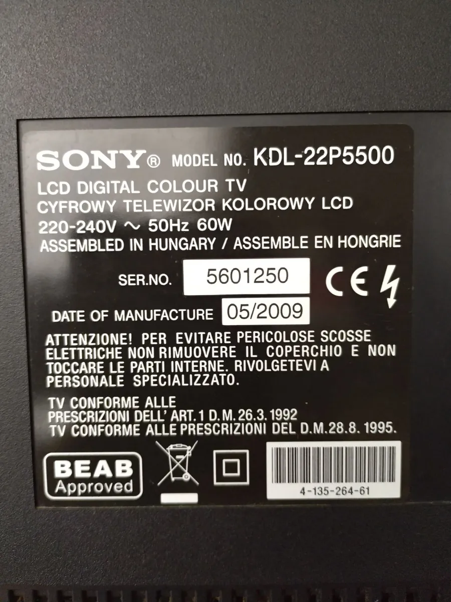 Tv Sony Bravia Lcd - Image 3