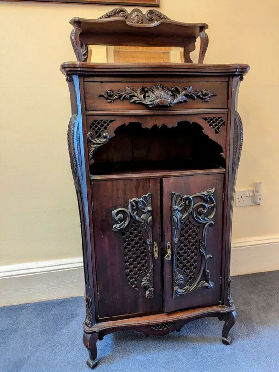 Edwardian Music Cabinet - Image 2