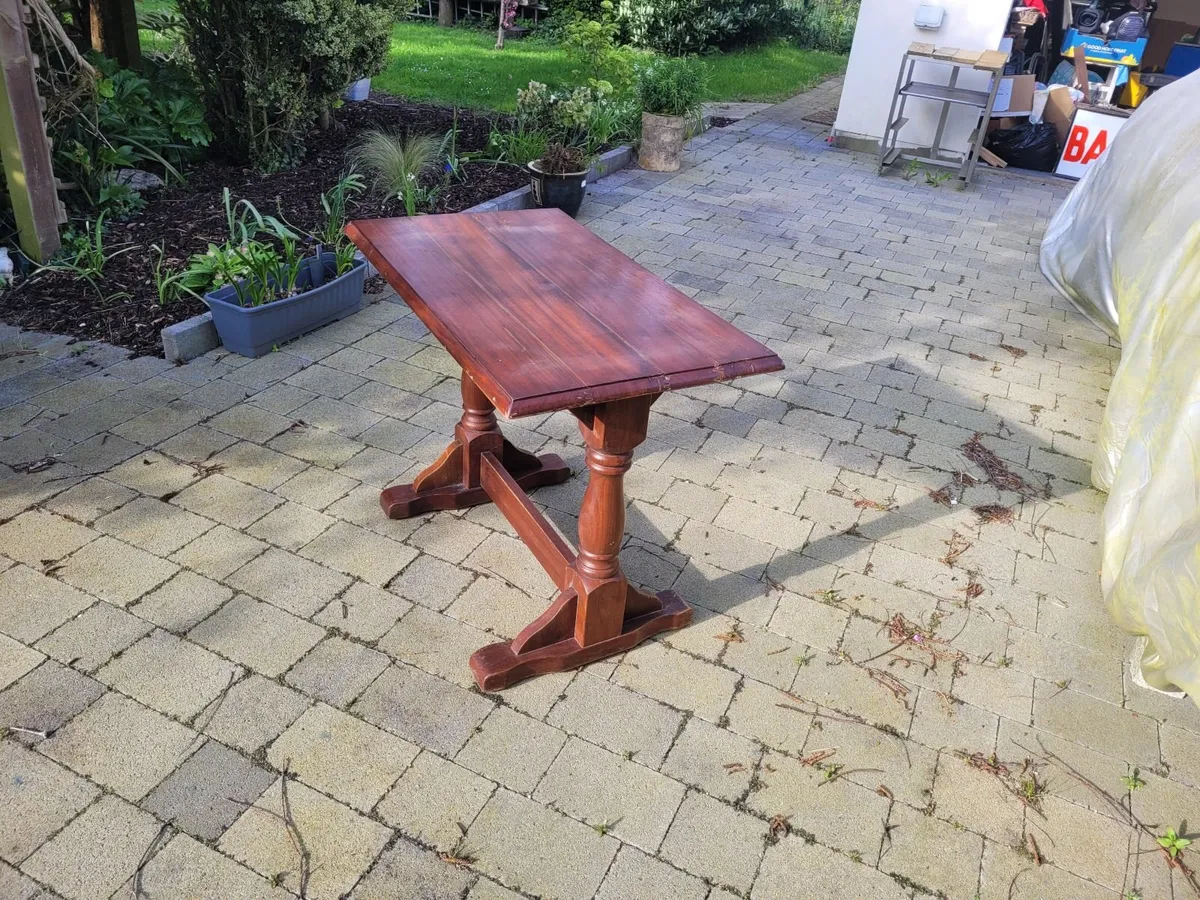 Mahogany bar tables - Image 2