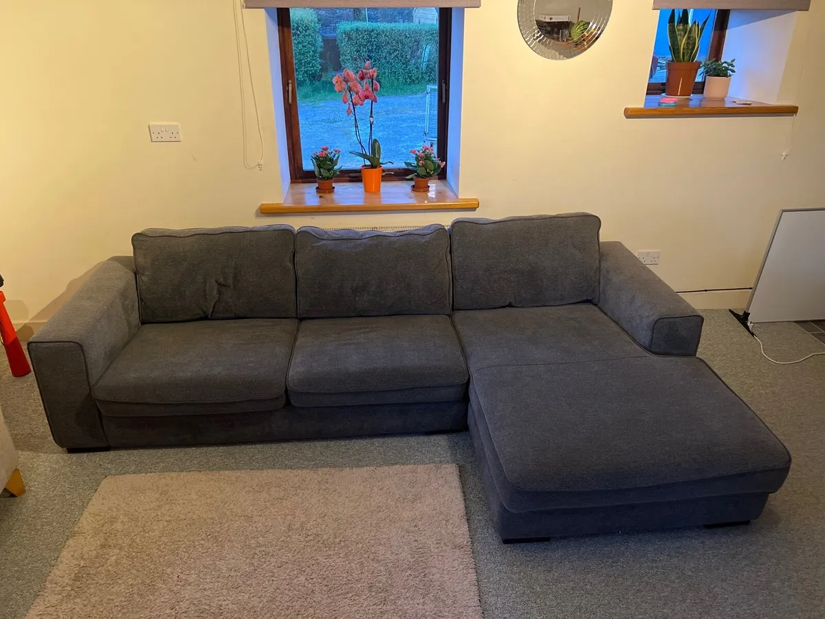 L couch sofa - Image 1
