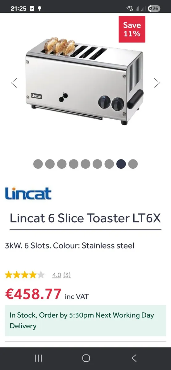 6 slice toaster - Image 2