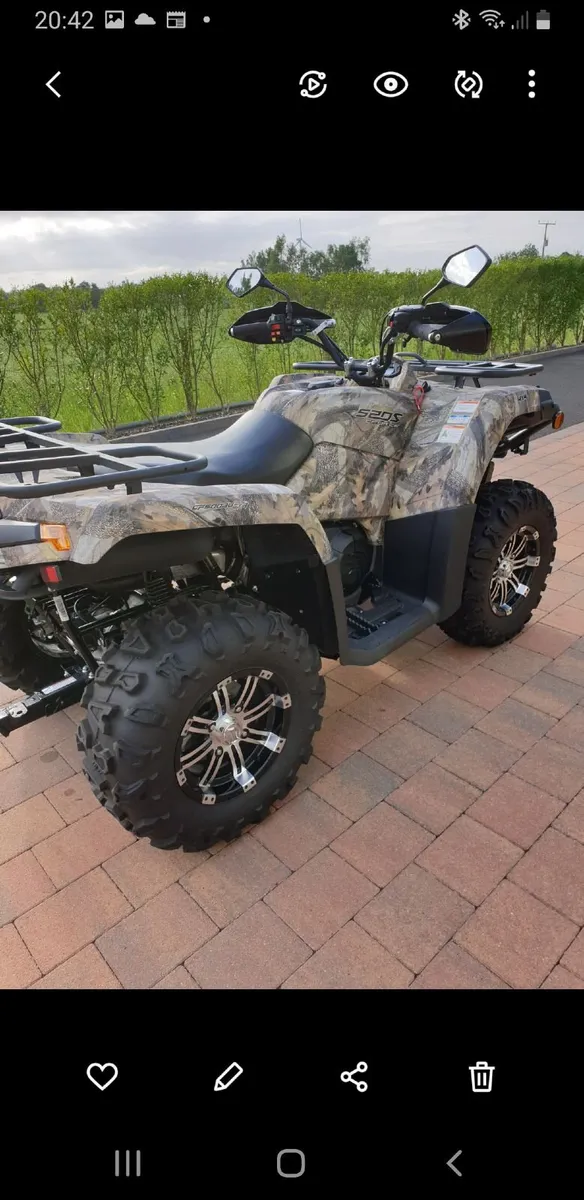Quad CF Force 520s - Image 1