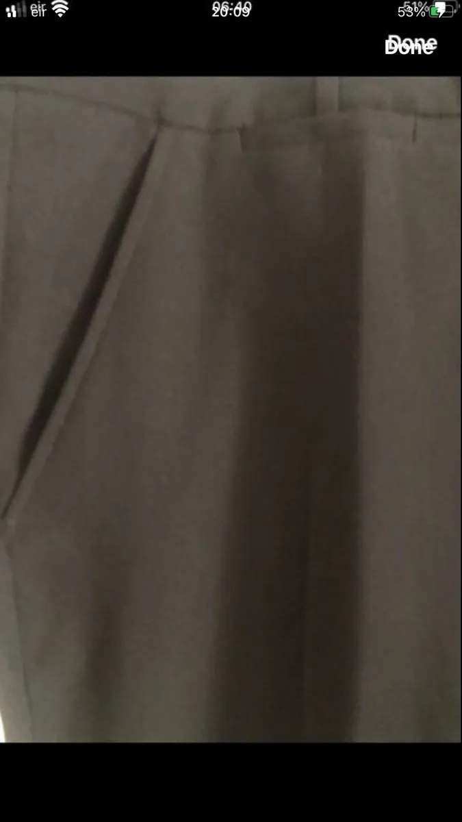 Mens back trousers W38”x L29” €10 - Image 2