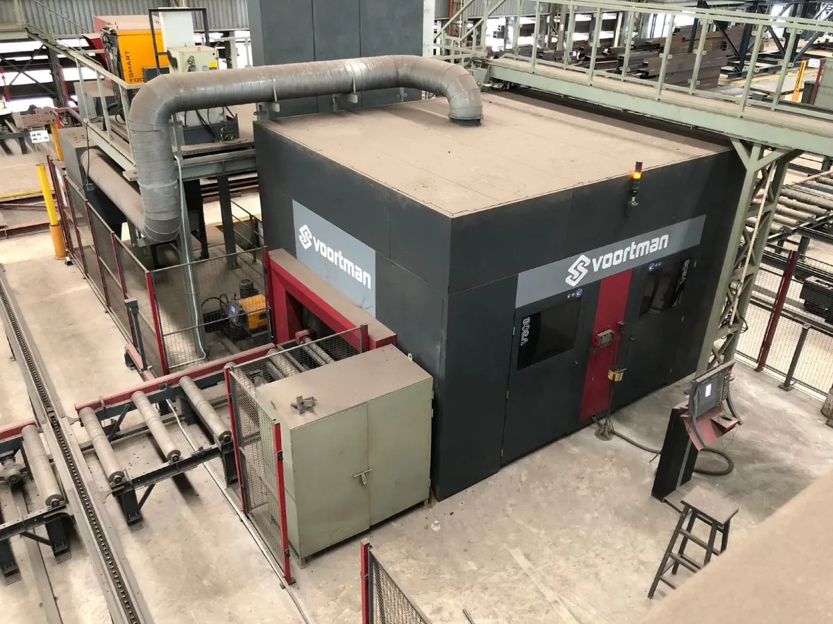 Voortman V808 CNC Beam Coping Line - Image 2