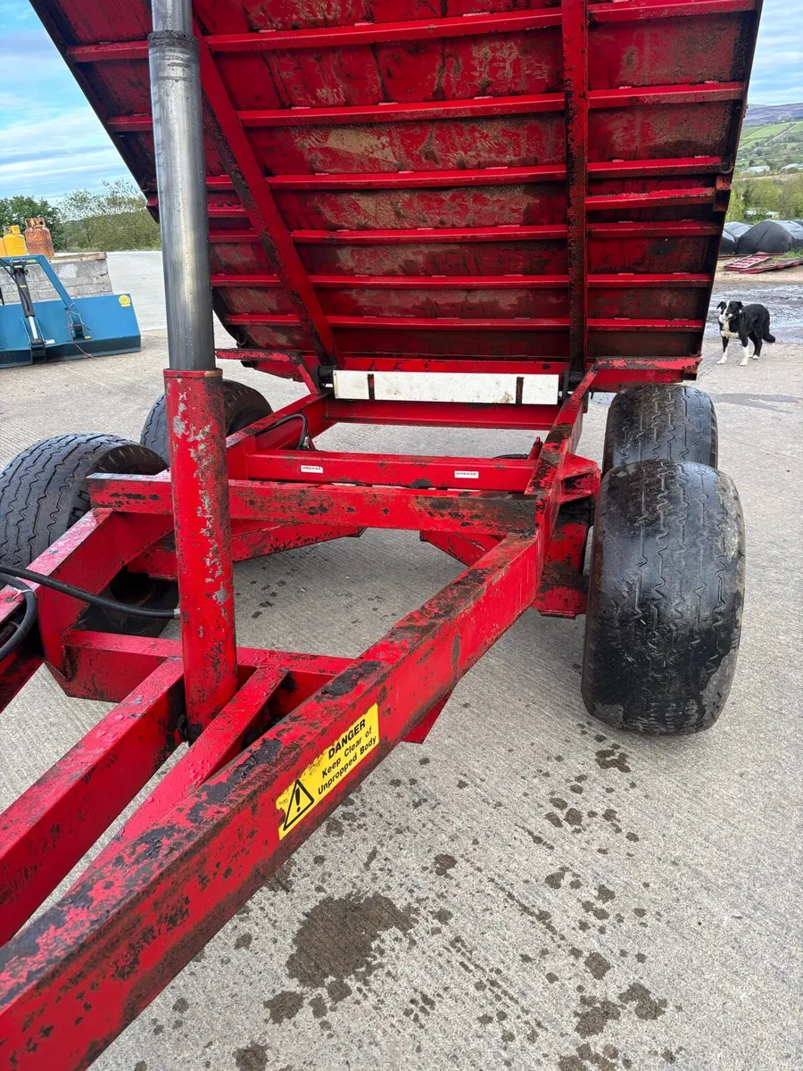Johnston silage trailer with low cribs - Image 4