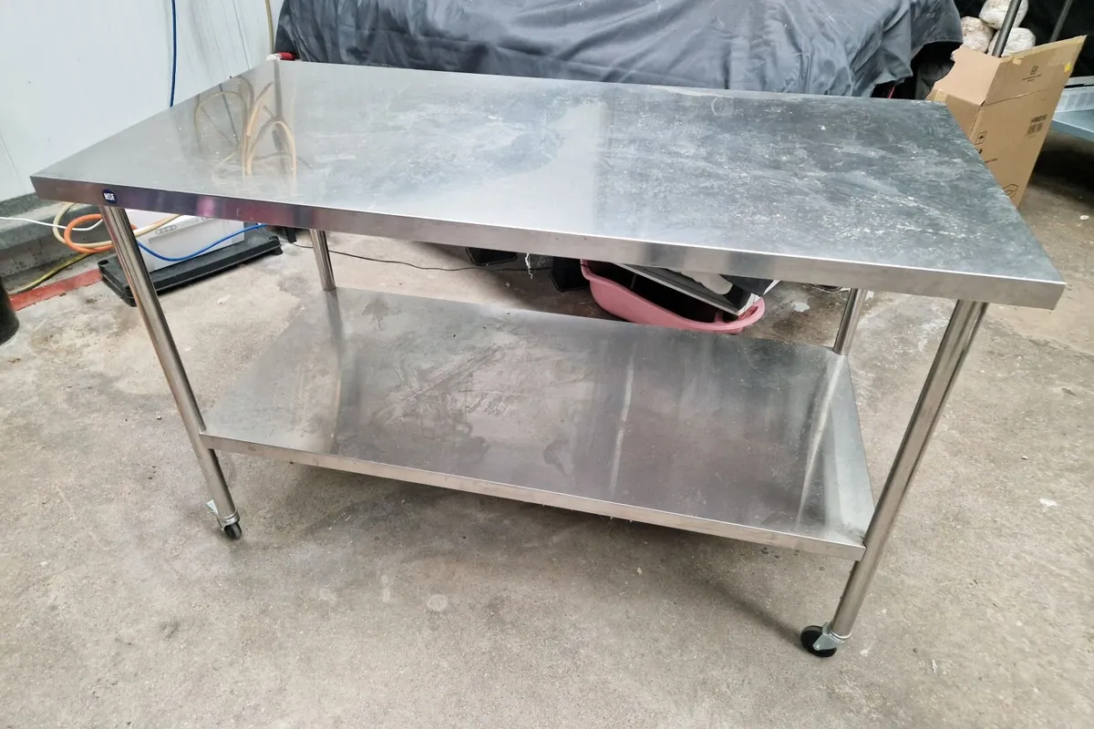 Commercial Stainless Steel Table 760x1520mm